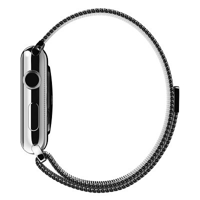 Ремешок металлический Milanese Loop cеребристый для Apple Watch Series 4/5/6/SE 40mm - фото 9 - id-p88162681