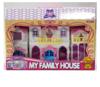 Игровой набор Кукольный дом с аксессуарами, арт.8215-1