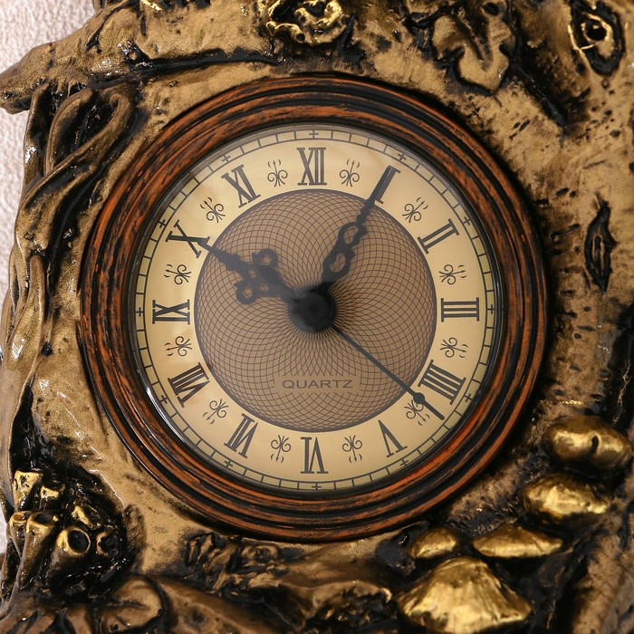 Часы настольные "Две совы", цвет золото - фото 6 - id-p164159252