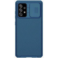 Чехол-накладка Nillkin CamShield Pro Синяя для Samsung Galaxy A72
