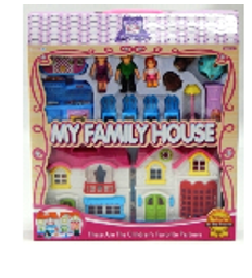Игровой набор Кукольный дом с аксессуарами, арт.8216-1