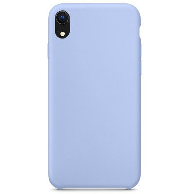 Силиконовый чехол голубой для Apple iPhone XR - фото 1 - id-p150214876