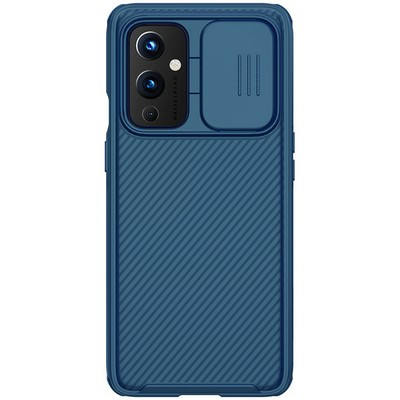 Чехол-накладка Nillkin CamShield Pro Синяя для OnePlus 9 - фото 1 - id-p159632309