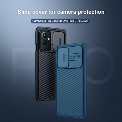 Чехол-накладка Nillkin CamShield Pro Синяя для OnePlus 9 - фото 8 - id-p159632309