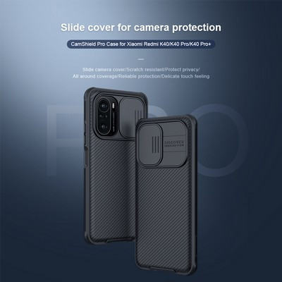 Чехол-накладка Nillkin CamShield Pro Синяя для Xiaomi Poco F3 - фото 8 - id-p159632322