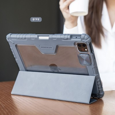 Защитный чехол Nillkin Bumper Leather Case Pro Черный для Apple iPad Air (2020) - фото 3 - id-p159632328