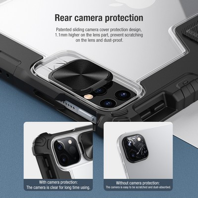 Защитный чехол Nillkin Bumper Leather Case Pro Черный для Apple iPad Air (2020) - фото 4 - id-p159632328
