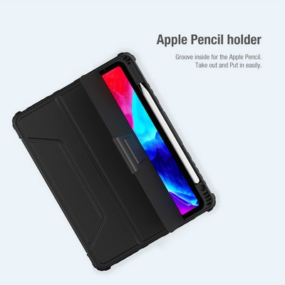 Защитный чехол Nillkin Bumper Leather Case Pro Черный для Apple iPad Air (2020) - фото 5 - id-p159632328
