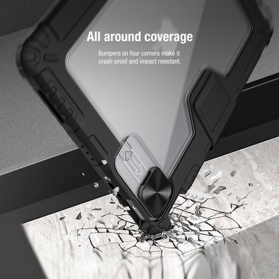 Защитный чехол Nillkin Bumper Leather Case Pro Черный для Apple iPad Air (2020) - фото 6 - id-p159632328