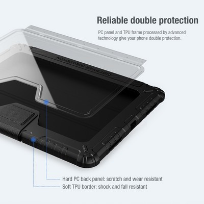Защитный чехол Nillkin Bumper Leather Case Pro Серый для Apple iPad Air (2020) - фото 9 - id-p159632329