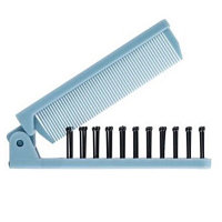 Расческа Jordan & Judy Folding Dual-Purpose Comb голубой (PT006)