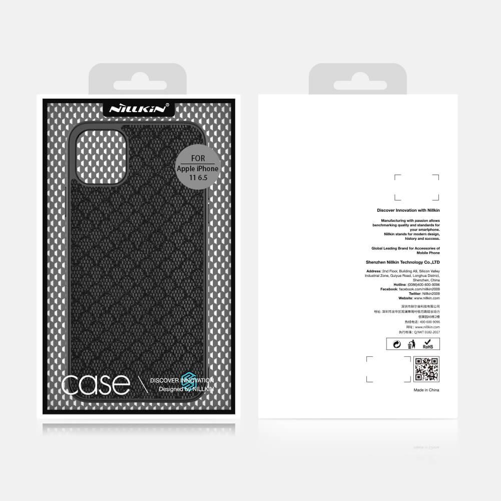 Чехол-накладка Nillkin Twinkle case черно-серебряного цвета "молния" для Apple iPhone 11 Pro Max - фото 7 - id-p111160191