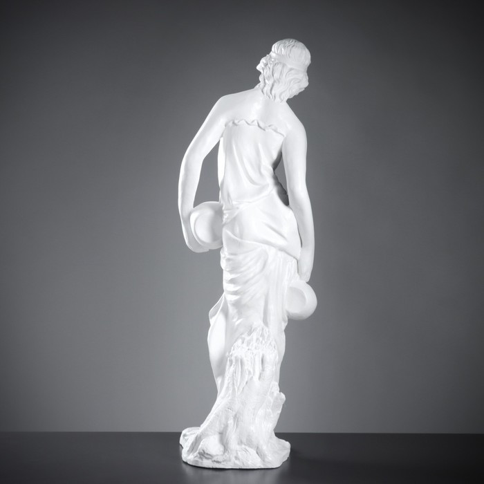 Фигура "Девушка с двумя кувшинами большая" белая, 32×43×116см - фото 3 - id-p164161605