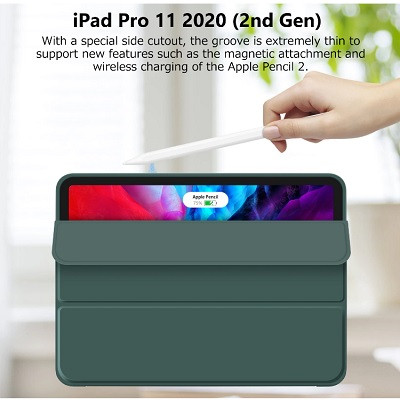 Чехол с силиконовой основой YaleBos Tpu Case черный для Apple iPad Pro 11 (2021) - фото 7 - id-p156548740