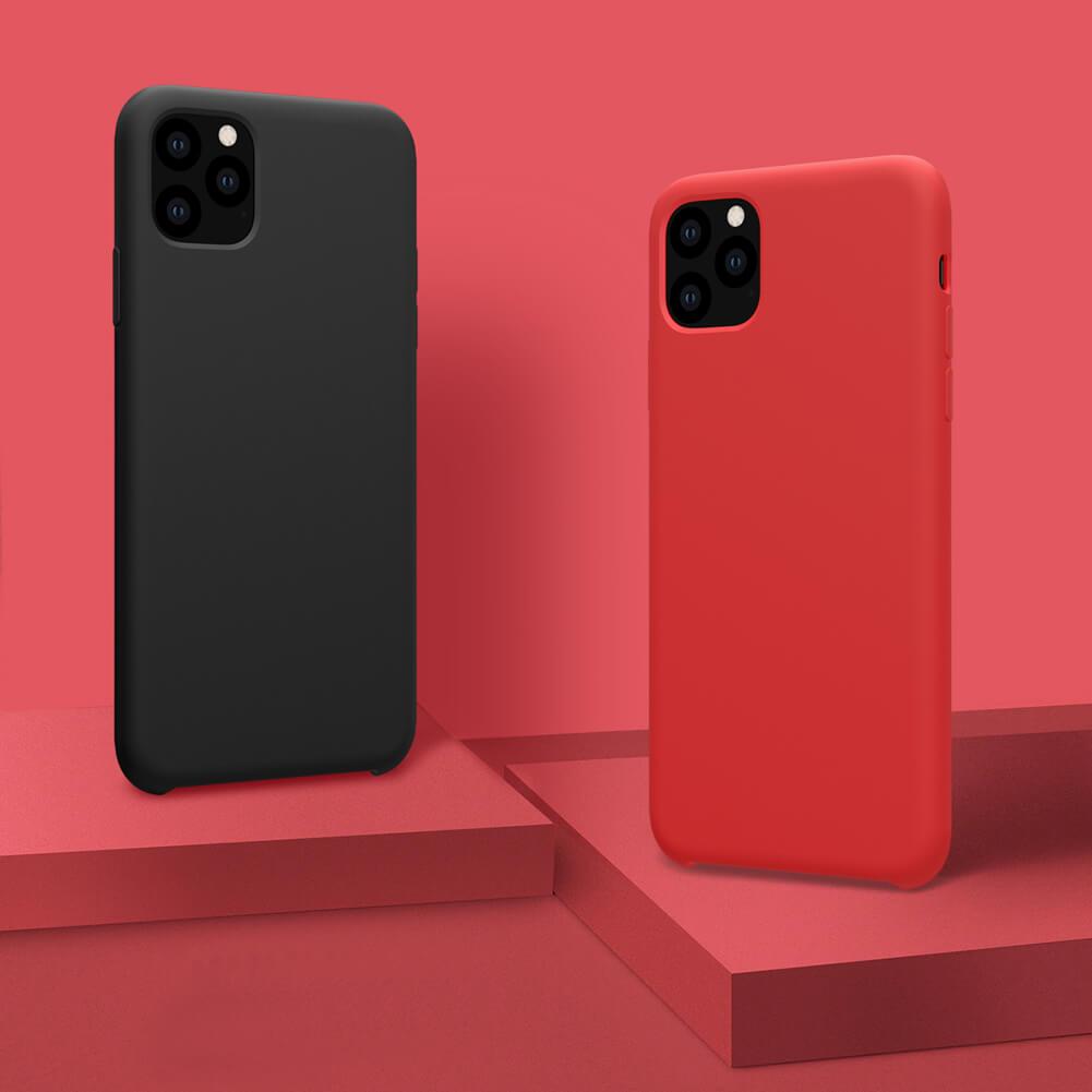 Силиконовый чехол-накладка Nillkin Flex PURE красный для Apple iPhone 11 Pro Max - фото 6 - id-p111160197