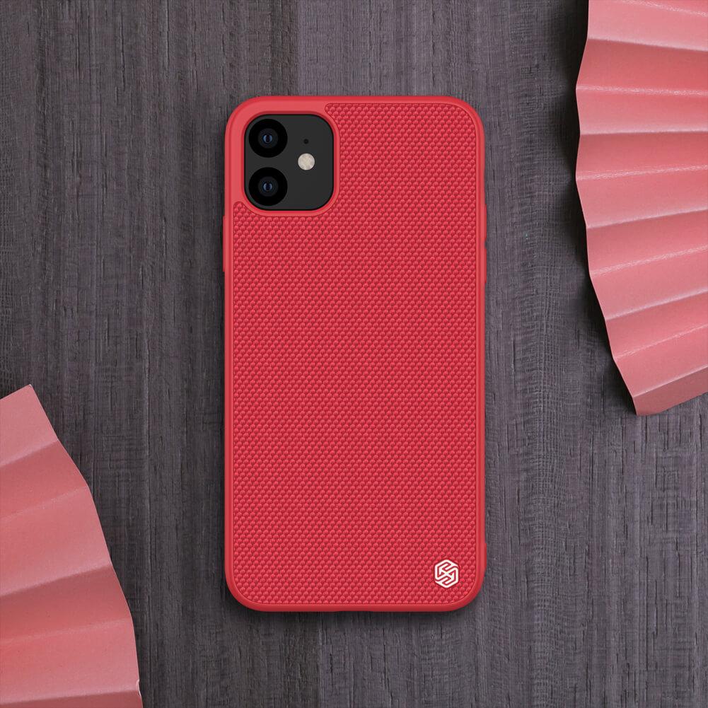 Чехол-накладка NILLKIN Textured Case красный для Apple iPhone 11 Pro - фото 5 - id-p111160202