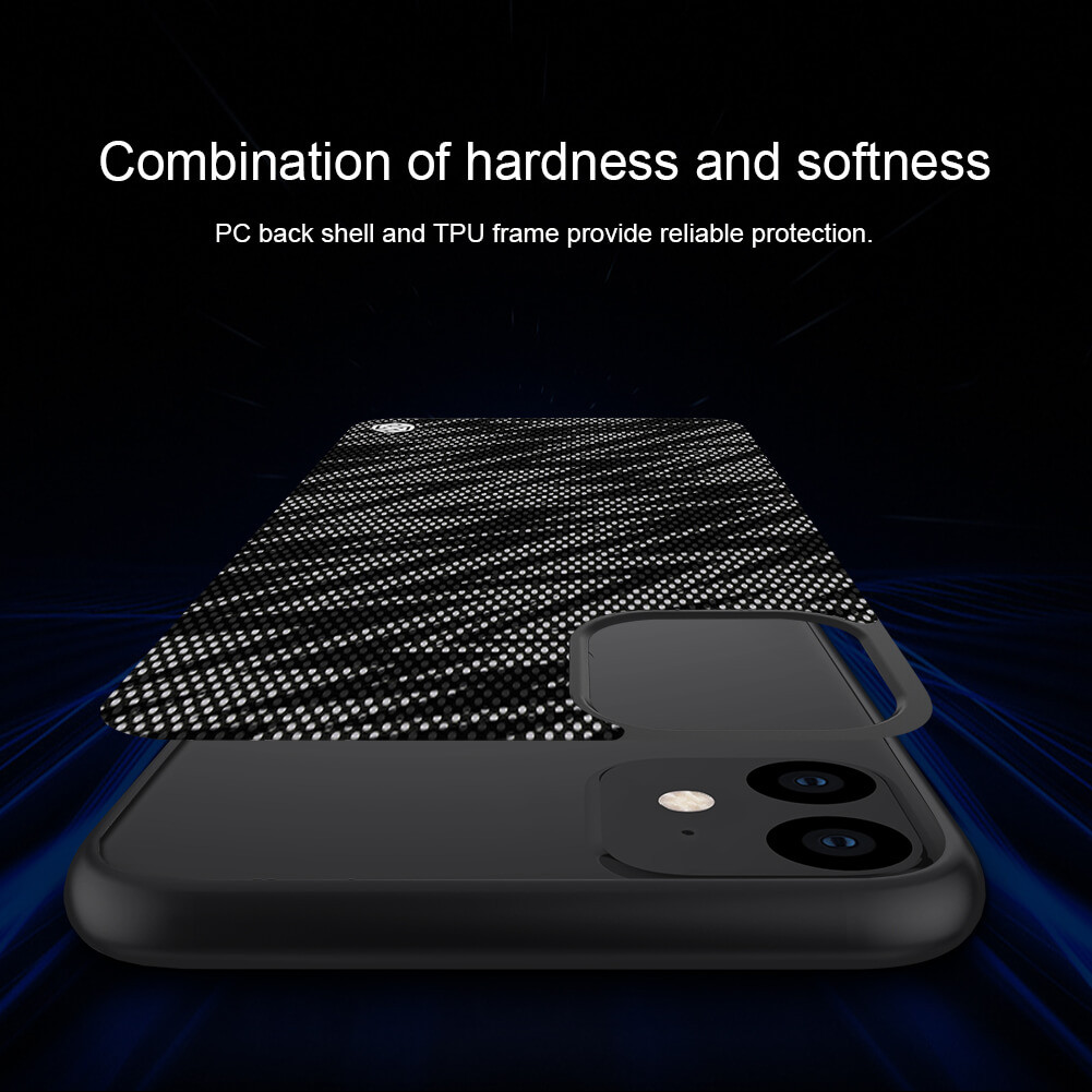Чехол-накладка Nillkin Twinkle case черно-серебряного цвета "молния" для Apple iPhone 11 Pro - фото 5 - id-p111160204