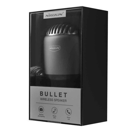 Колонка Bluetooth портативная Nillkin Bullet Wireless Charging - Черная - фото 8 - id-p123178942
