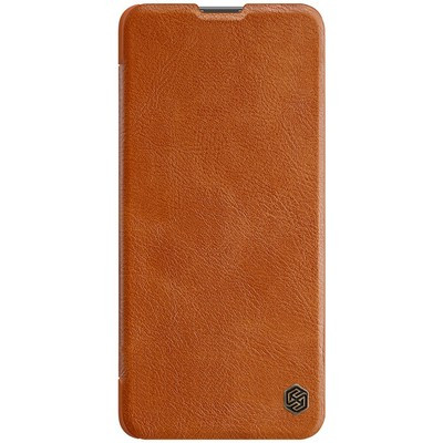 Кожаный чехол Nillkin Qin Leather Case Коричневый для Samsung Galaxy M51 - фото 1 - id-p151625290
