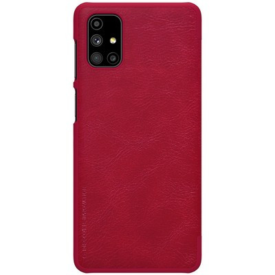 Кожаный чехол Nillkin Qin Leather Case Красный для Samsung Galaxy M51 - фото 2 - id-p142782347