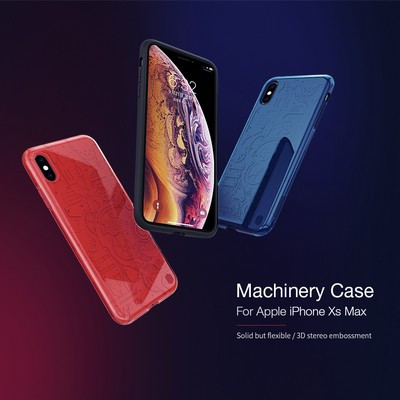 Чехол NILLKIN Machinery Case Черный для Apple iPhone XS Max - фото 5 - id-p92020773