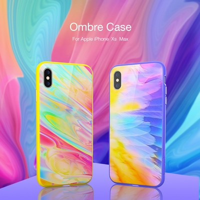 Чехол NILLKIN Ombre Case Желтый для Apple iPhone XS Max - фото 5 - id-p92020779