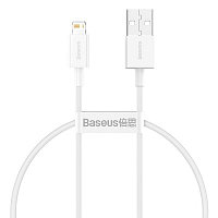 Кабель Baseus Superior Series Fast Charging Lightning 2.4A 1м (CALYS-A02) белый