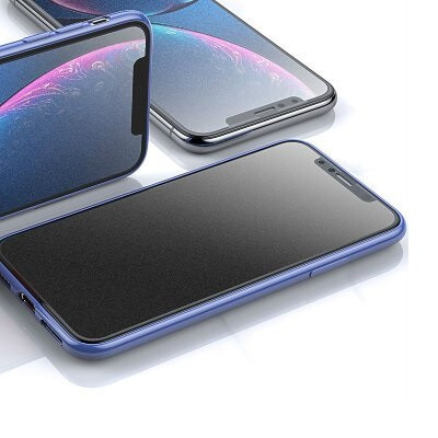 Матовое стекло Baseus 0.3 mm Full-screen Curved Frosted Glass (SGAPIPH65-KM01) для Apple iPhone XS Max - фото 3 - id-p158667660