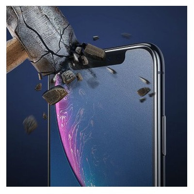 Матовое стекло Baseus 0.3 mm Full-screen Curved Frosted Glass (SGAPIPH65-KM01) для Apple iPhone 11 Pro Max - фото 5 - id-p158667661