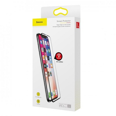 Защитное cтекло Baseus Arc-Surface Curved Screen Tempered Glass (SGAPIPH65-TN01) для Apple iPhone 11 Pro Max - фото 6 - id-p158667663