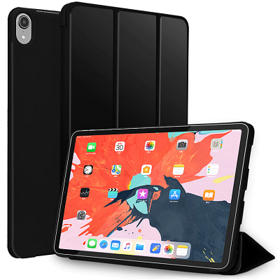 Полиуретановый чехол с силиконовой основой YaleBos Tpu Case черный для Apple iPad Air (2020) - фото 1 - id-p143711314