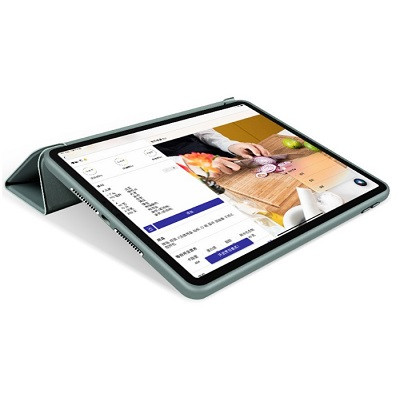 Полиуретановый чехол с силиконовой основой YaleBos Tpu Case черный для Apple iPad Air (2020) - фото 4 - id-p143711314