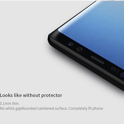 Защитное стекло с полной проклейкой Full Screen Cover 0.3mm черное для Samsung Galaxy Note 8 - фото 6 - id-p67729227