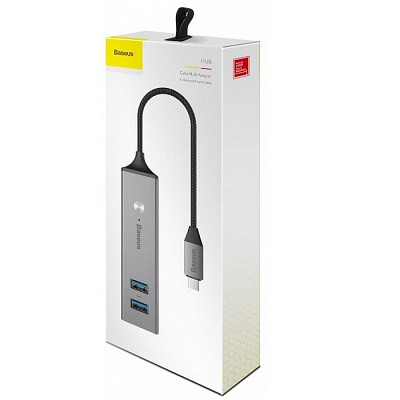 Хаб Baseus Cube USB-C to 3xUSB 3.0+2xUSB 2.0 - фото 7 - id-p95564220