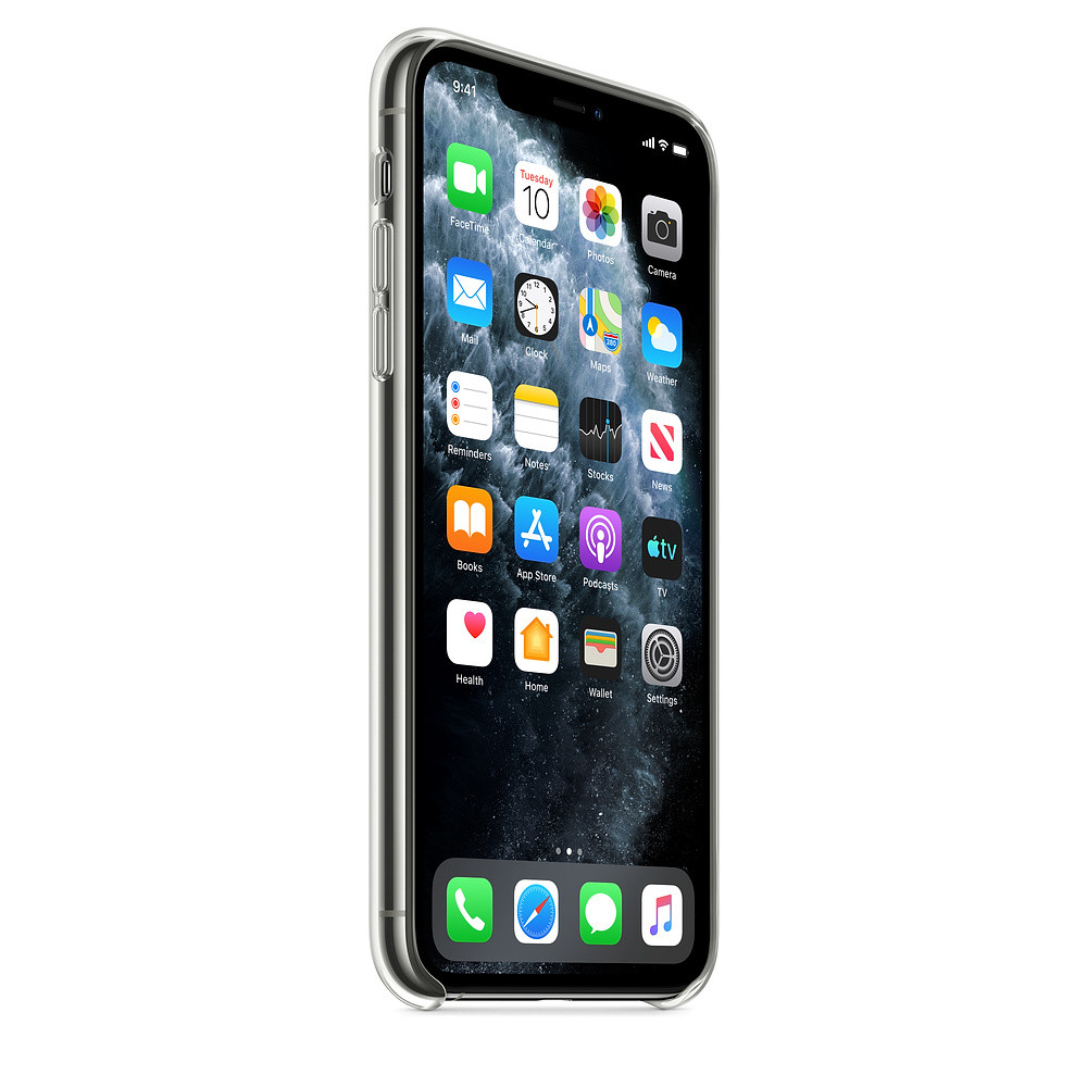 Силиконовый чехол TPU Case прозрачный для Apple iPhone 11 Pro Max - фото 6 - id-p107877621