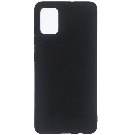 Силиконовый чехол Silicone Case черный для Samsung Galaxy A02s - фото 4 - id-p146204078