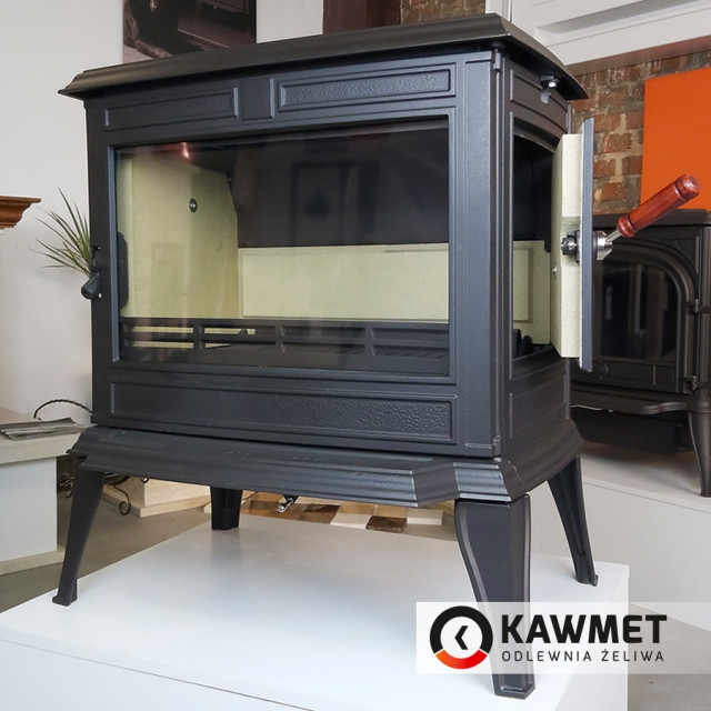 Печь-камин KAW-MET Premium Athena S12 12.3 kW - фото 4 - id-p164210194