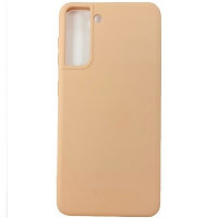 Силиконовый чехол Silicone Case светло-розовый для Samsung Galaxy S21