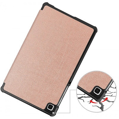 Полиуретановый чехол Nova Case розово-золотой для Samsung Galaxy Tab A7 Lite - фото 6 - id-p160390523