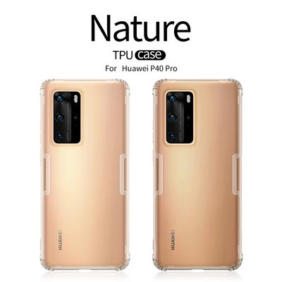 Силиконовый чехол Nillkin Nature TPU Case Серый для Huawei P40 Pro - фото 5 - id-p132918499
