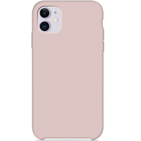Силиконовый чехол песочно-розовый для Apple iPhone 11