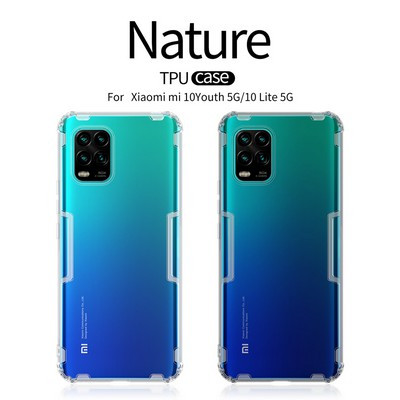 Силиконовый чехол Nillkin Nature TPU Case Прозрачный для Xiaomi Mi10 Youth 5G (Mi10 Lite 5G) - фото 5 - id-p132918508