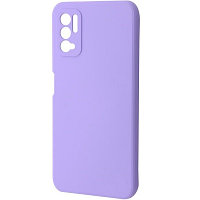 Силиконовый чехол Silicone Case лавандовый для Xiaomi Poco M3 Pro