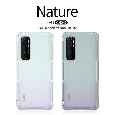 Силиконовый чехол Nillkin Nature TPU Case Прозрачный для Xiaomi Mi Note 10 Lite - фото 5 - id-p132918510