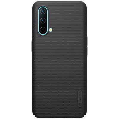 Пластиковый чехол с подставкой Nillkin Super Frosted Shield Черный для OnePlus Nord CE 5G - фото 1 - id-p164211471