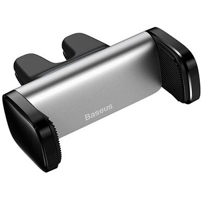 Держатель Baseus Steel Cannon Air Outlet Car Mount серебристый (SUGP-0S) - фото 1 - id-p149001079