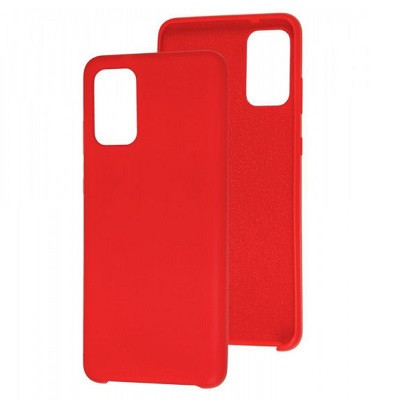 Силиконовый чехол Silicone Case красный для Samsung Galaxy A52/ Galaxy A52s - фото 1 - id-p150215391