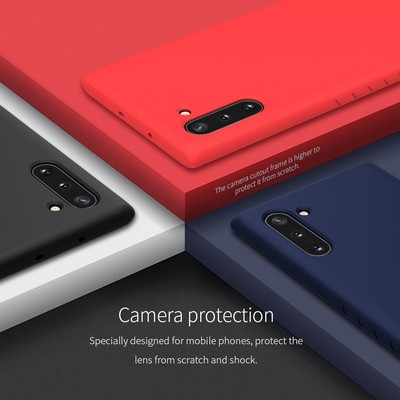 Силиконовый бампер Nillkin Rubber-wrapped Protective Case Красный для Samsung Galaxy Note 10 - фото 5 - id-p111160263