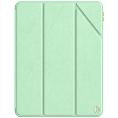 Полиуретановый чехол Nillkin Bevel Leather Case Мятный для Apple iPad Air (2020) - фото 1 - id-p164211514