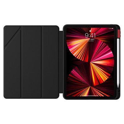Полиуретановый чехол Nillkin Bevel Leather Case Черный для Apple iPad Pro 11 (2020) - фото 3 - id-p164211515